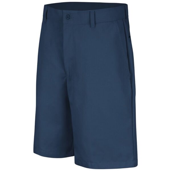 Men's Cotton Casual Plain Front Shorts Thumbnail